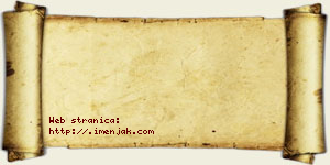 Daniel Mošorinac vizit kartica